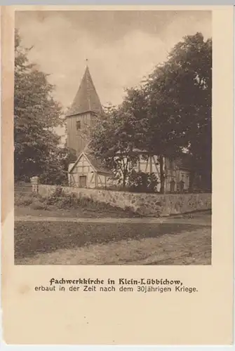 (10591) AK Klein Lübbichow, Fachwerkkirche 1910/20er