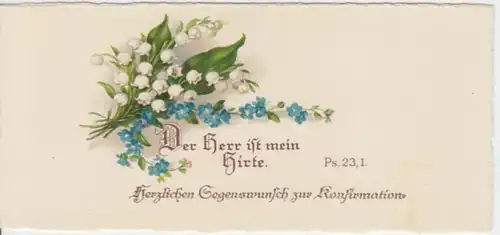 (10586) Glückwunschkarte zur Konfirmation vor 1945