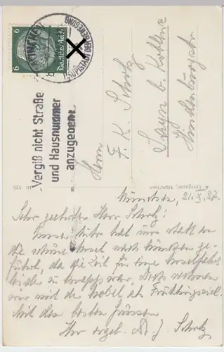 (10563) AK München, Blick auf Rathaus und Frauenkirche 1937