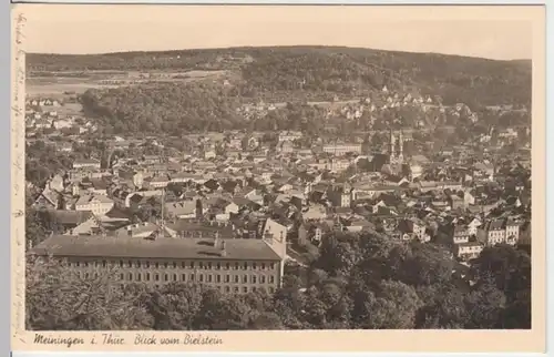 (10538) AK Meiningen, Blick vom Bielstein vor 1945