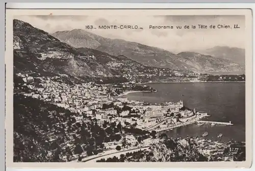 (10490) AK Monte Carlo, Panorama vu de la Tete de Chien