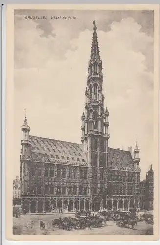 (10470) AK Bruxelles, Brüssel, Hotel de Ville 1910/20er