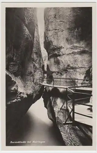 (10459) AK Aareschlucht bei Meiringen 1937