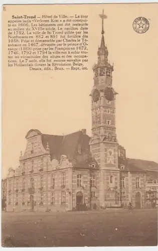 (10453) AK Saint-Trond, Hotel de Ville 1910er