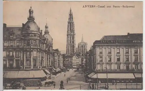 (10451) AK Anvers, Antwerpen, Canal aux Sucre 1910er