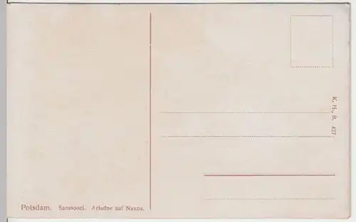 (10338) AK Potsdam Sanssouci, Ariadne auf Naxos 1910er