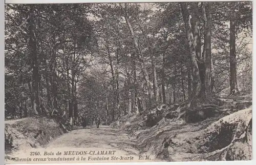 (10257) AK Meudon-Clamart, Chemin creux conduisant à la Fontaine 1910er