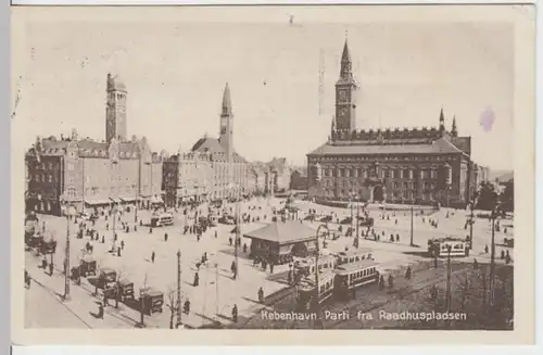 (11602) AK Kopenhagen, Kobenhavn, Rathaus 1926