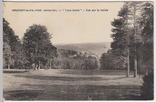 (10210) AK Gruchet-Le-Valasse, Vue sur la Vallée 1910er