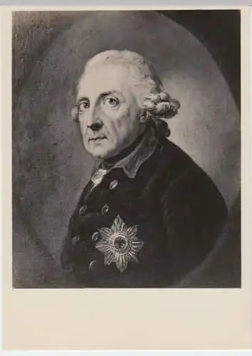 (11557) Foto AK Potsdam, Schloss Sanssouci, Friedrich d. Große, vor 1945