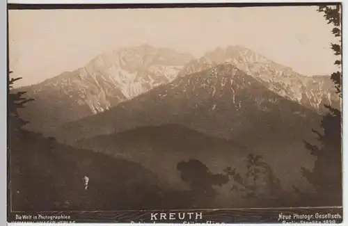 (10207) AK Kreuth, a. Sammelalbum >Die Welt in Photographieen< um 1910