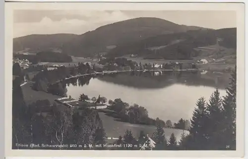 (10206) AK Titisee, Gesamtansicht 1920/30er