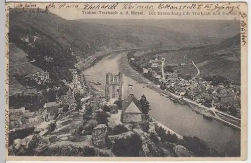 (10201) AK Traben Trarbach, Grevenburg 1939