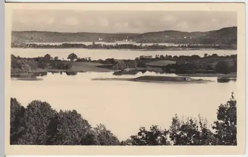 (10182) AK Plön am See, Blick v. Parnaß n. Malente 1943