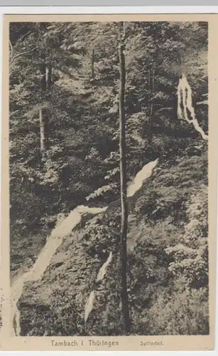 (10166) AK Tambach, Spitterfall 1914