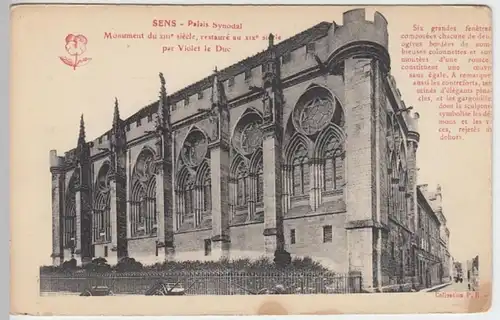 (10132) AK Sens, Palais Synodal um 1910