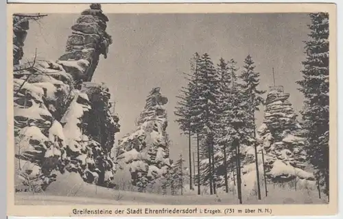 (10127) AK Greifensteine d. Stadt Ehrenfriedersdorf 1925