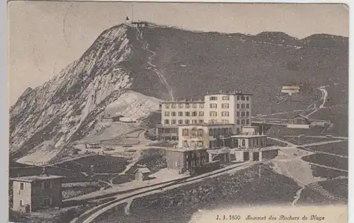 (11486) AK Rochers de Naye, Gipfel, vor 1945