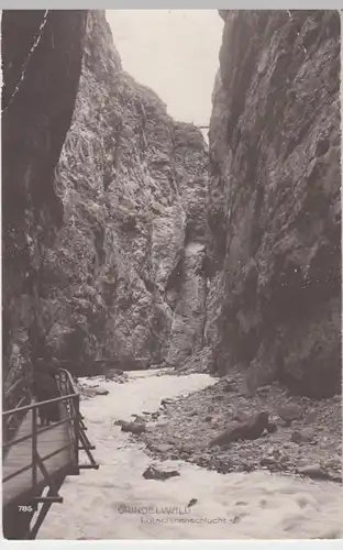 (11450) Foto AK Grindelwald, Lutschinenschlucht, vor 1945