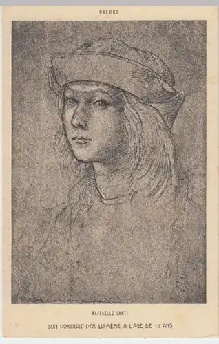 (10050) AK Porträt Gemälde v. Raffaello Santi 1910er