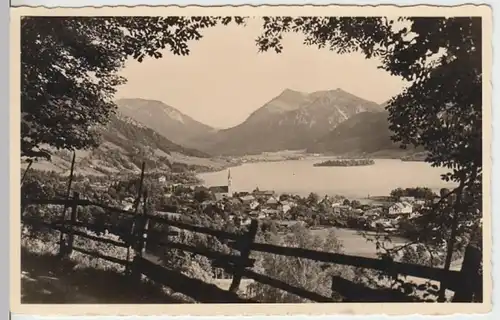 (10044) AK Schliersee mit Jägerkamp u. Brecherspitze 1940