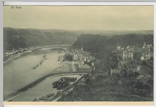(10035) AK St. Goar, Panorama 1910er