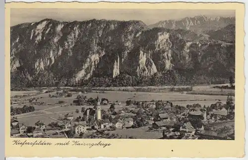 (10000) AK Kiefersfelden mit Kaisergebirge 1930er