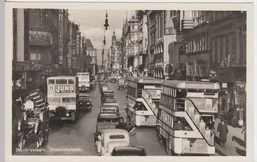 (9965) Foto AK Berlin, Friedrichstr., vor 1945