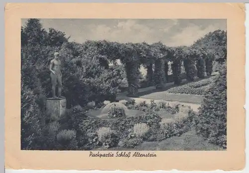 (9960) AK Schloss Altenstein, Parkpartie 1943