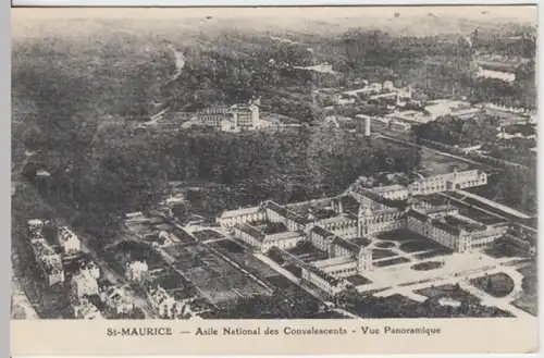 (9890) AK Saint-Maurice, Genesungsheim, Panorama, vor 1945