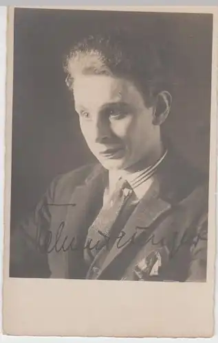 (9877) Foto AK Pantomime?, Helmut, vor 1945