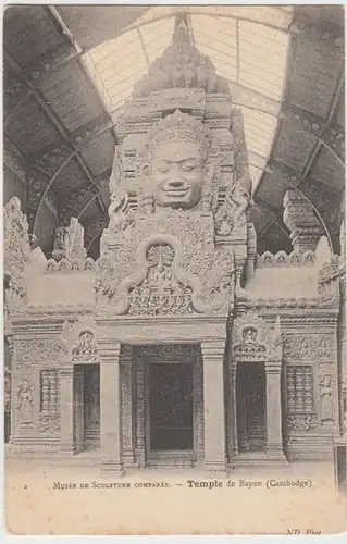 (9852) AK Paris, Musee des Monuments francais, Bayon Tempel, vor 1945