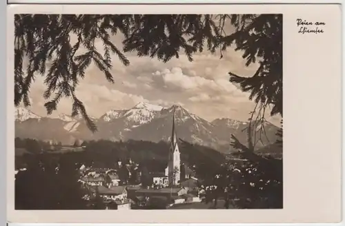 (9839) Foto AK Prien am Chiemsee, Panorama 1933-45