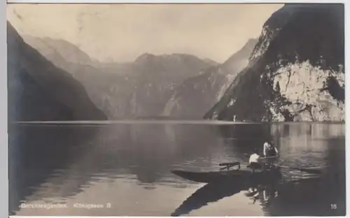 (9817) Foto AK Schönau, Königssee 1925