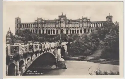 (9808) Foto AK München, Maximilianeum, vor 1945