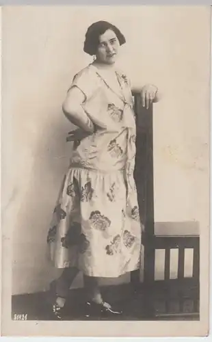 (9733) Foto AK Frauenporträt, Fotograf Magdeburg, vor 1945