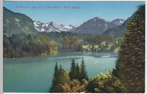 (9723) AK Oberstdorf, Freibergsee, vor 1945