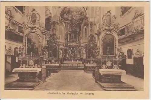 (9708) AK Andechs, Klosterkirche, Innenraum, vor 1945