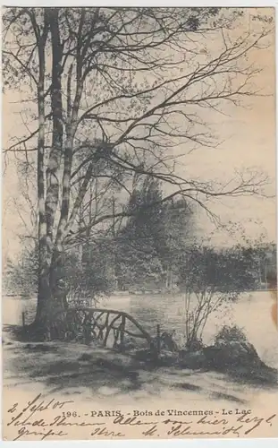 (9704) AK Paris, Bois de Vincennes, See 1905