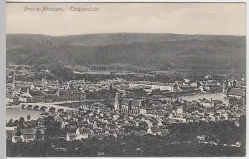 (9696) AK Pont-a-Mousson, Panorama, vor 1945