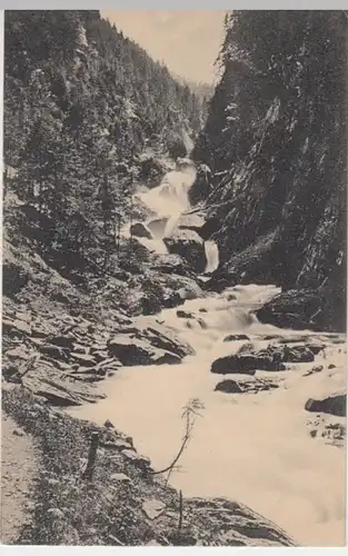 (9676) AK Stillupklamm, unterer Wasserfall, vor 1945