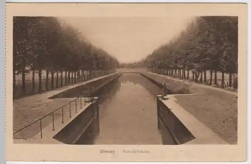 (9615) AK Stenay, Kanalschleuse, vor 1945