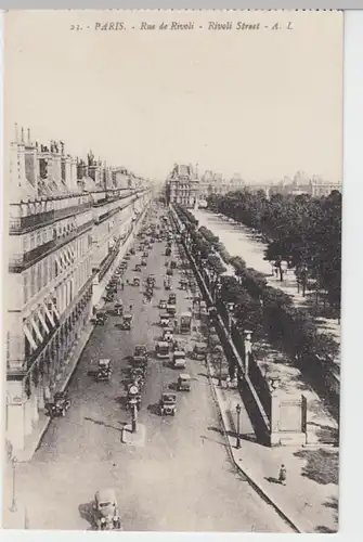 (9612) AK Paris, Rue de Rivoli, vor 1945