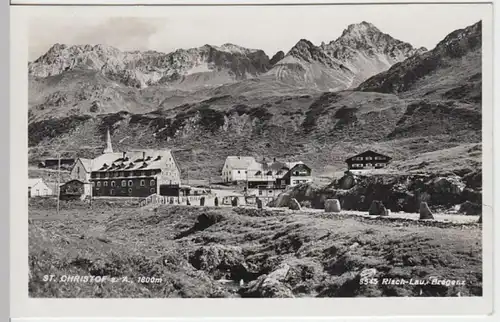 (9582) Foto AK St. Christoph am Arlberg, Ortsansicht 1938