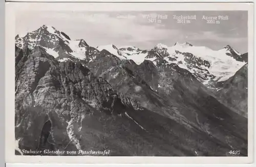 (9563) Foto AK Stubaier Gletscher 1942