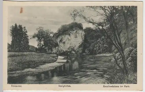 (9558) AK Inzigkofen, Amalienfelsen, vor 1945