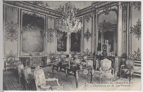 (9478) AK Chantilly, Schloss, Zimmer des Prinzen, vor 1945