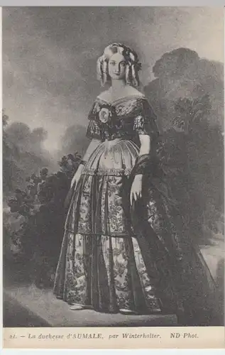 (9472) Künstler AK F. X. Winterhalter, Duchesse d'Aumale , vor 1945