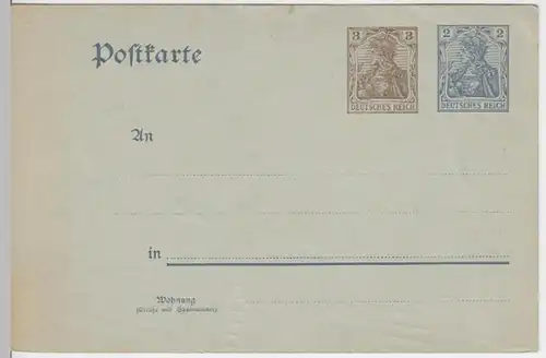 (9452) Ganzsache DR 1910er