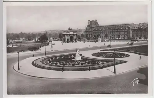 (9445) AK Paris, Arc de Triomphe du Carrousel, Louvre, vor 1945